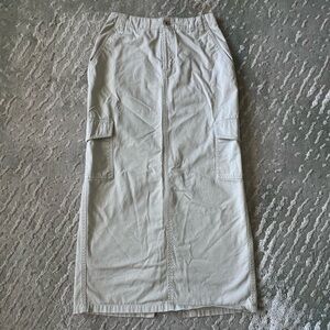 Tommy Hilfiger Khaki Maxi Skirt